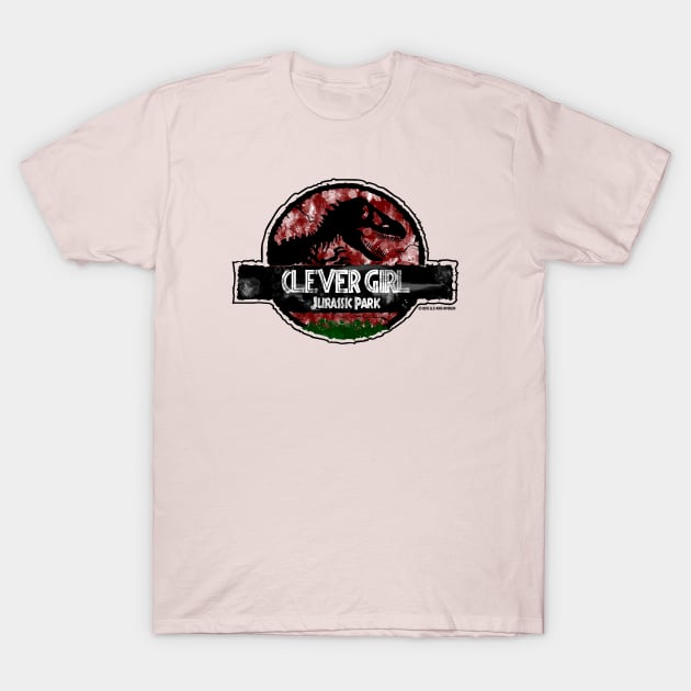 Jurassic Quote Logo - Clever Girl - Robert Muldoon T-Shirt by Jurassic Merch